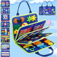 Busy Board For 1 Year Old, Montessori Toys For 1 2 3 4 Years Old Toddlers Baby Sensory Toys Busy Book Preschool Learning Activities Airplane Car Travel Toys Birthday Gifts For Boys Girls 12 Months