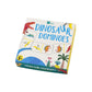 Talking Tables Dinosaur Dominoes Game - DINO-DOMINOES, Green/Blue/Orange, One Size, PP/PE Material