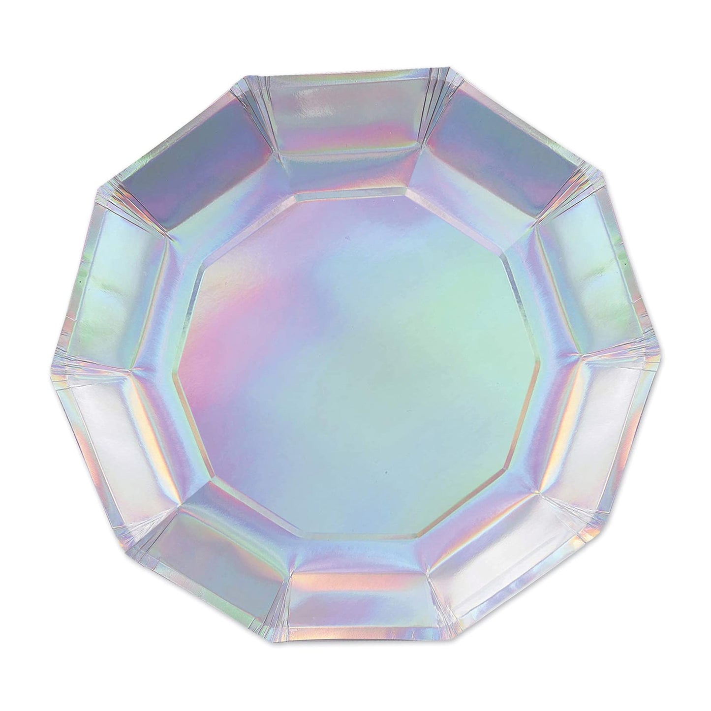 Iridescent Decagon Plates
