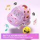 Xfffun 4 Set Toy Cars For Toddler Girl Valentines Day Gifts, Toddlers Push Car Toys Pink, Rattles Push And Go Truck, Birthday Pr
