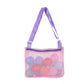 UTTPLL Mesh Beach Bag for Kids Quick Dry Beach Accessories Vacation Trip Toddler Seashell Collecting Colorful Net Tote Boy Girl
