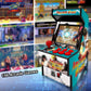 Mini Arcade Games Machine - 156 Retro Games Console Playable - 2.8 Inch Screen Handheld Gaming Device Support Av Output - Electr