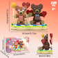 Valentines Brown Bear Building Toy Sets Compatible with Lego for mature-themed  Art Love Collectible Home Decor  Cute Bears with Heart  Valentines Day Gifts for Her/Him  Christmas for Kids 8+ (289pcs)