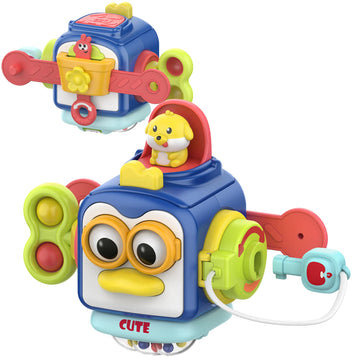SOONYANG Activity Cube Montessori Toys, Activity Cube Toys for 1 Year Old Boy, Learning Toys for Toddlers 1-3, One Year Old Boy 