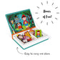 JANOD - MagnetiBook Story Book - 40-Piece Magnetic Educational Set - Encourages Motor Skills and Imagination - Suitable for Age