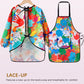 Miniq Kids Art Smock And Painting Apron Kit,Waterproof Artist Smocks With Pocket Long Sleeves And Aprons For Age 5-8