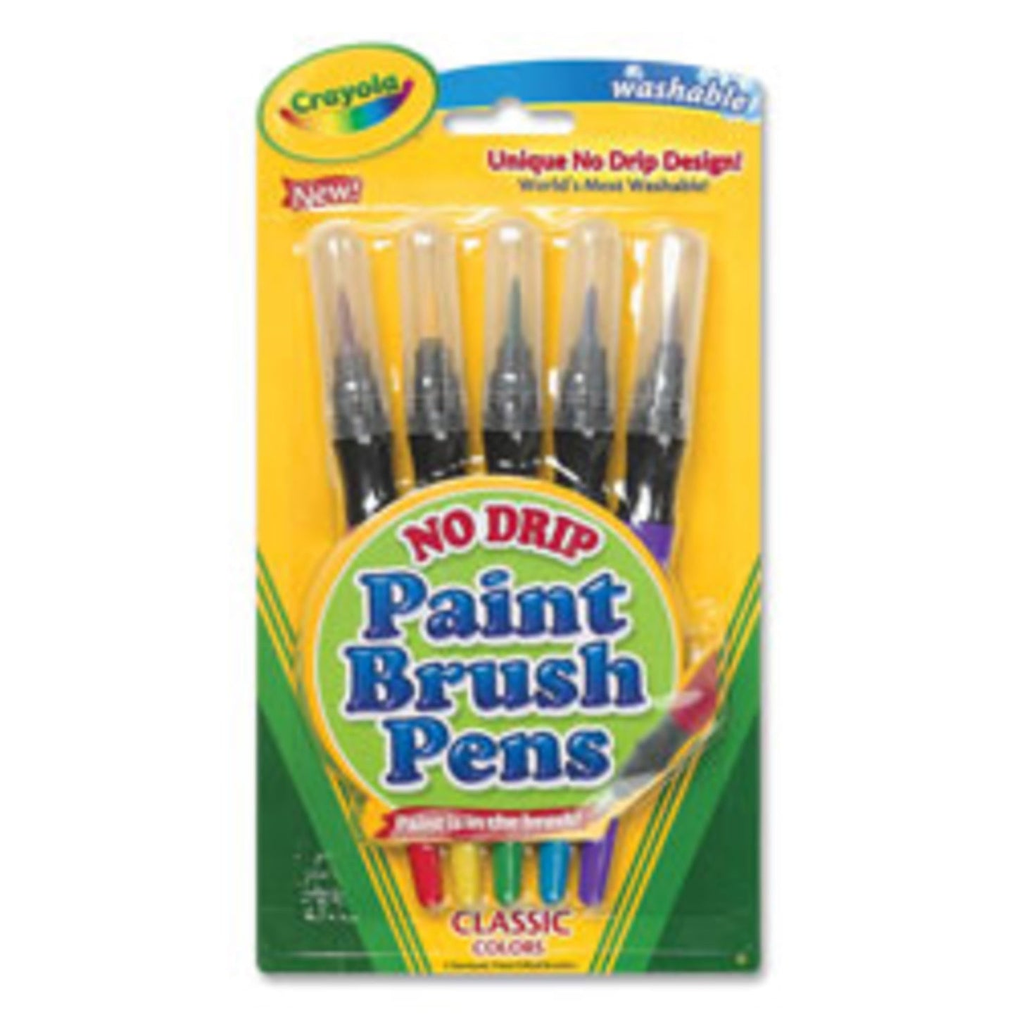 Crayola Paint Brush Pens, Pack Of 5