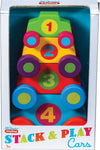 Schylling Little Classics Stack And Play Cars, White