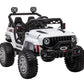 Dakott Kids Ride On Truck With Storage Space, 12V Children'S Electric Car With 2.4G Parental Remote Control, Music, Mp3 Player, Led Lights, Spring Suspension., Black