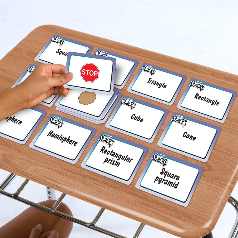 Eai Education Math Stacks Geometric Shapes Game: Grades 3-5