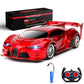 KULARIWORLD Remote Control Car 2.4Ghz Rechargeable High Speed 1/18 RC Cars Toys for Boys Girls Vehicle Racing Hobby with Headlig