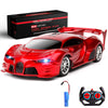 KULARIWORLD Remote Control Car 2.4Ghz Rechargeable High Speed 1/18 RC Cars Toys for Boys Girls Vehicle Racing Hobby with Headlig