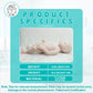 Aisite Silicone Baby Doll Girl Unpainted - 18 Inch Realistic Reborn Baby Dolls, Christmas Birthday Gifts, Suitable For 3+