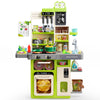 Letapapa Kids Pretend Play Kitchen Set, Kitchen Toys with Realistic Sound & Light, Cooking Stove, Sink, Play Food and Kitchen Ac
