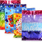 PintreeLand Happy Birthday Party Favor Bags 40 PCS Plastic Goodies Loot Bags Bulk for Kids Baby Girls & Boys Birthday Return Gif