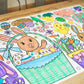 Tiny Expressions Easter Coloring Tablecloth For Kids - Rolled, No Creases 30' X 72' Giant Coloring Poster To Color On - Kids Easter Activities
