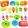 FunBlast Kitchen Play Set for Girl  16 Pcs Play Food Cooking Toys for Girls, Role Play Toys for Kids, Real Cooking Play Set for