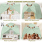 Extra Large Toddler Bed Tent & Kids Play Tent Bed Tent With Flags & Star Lights, Portable & Foldable Teepee, Bed Canopy For Boys