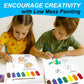 ALNETI Watercolor Painting Books for Toddlers - Dinosaur Arts & Crafts Kit, Large Art Paper, Ages 3-7, Perfect Dino Gifts