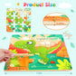 Zeoddler Wooden Puzzles For Toddlers, 8 Pack Dinosaur Jigsaw Puzzles For Kids3-5, 9 Pieces Preschool Learning Activities, Learning & Educational Puzzles, Gift For Boys, Girls