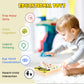 Asweets Montessori Busy Board For Toddler With Music, Soft Silicone Botton, Wooden Busy Board With Led Light Switches,Sensory Autism Toys Baby Travel Toys,Boys Girls Gifts For Birthday Christmas