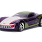 2009 Chevrolet Corvette Stingray ''Joker'' ''Dc Comics'' ''Hollywood Rides'' Series 1/32 Diecast Model Car By Jada