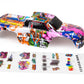 Custom Body Compatible for 1/10 Scale RC Car or Truck (Truck not Included) (Graffiti Pink Pig)