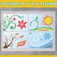 Crayola Window Markers (8 Count), Washable Window Markers for Kids, Works On Glass Surfaces, Fun Gifts for Kids