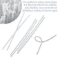 Patelai 150 Pieces 6 Inch Long Soft Pipe Cleaners Long Chenille Stems Twistable Cleaners with Storage Box for Removing Dirty Cle