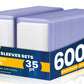 600 Packs Card Sleeves Top Loads For Cards,3'' X 4'' Baseball Card Protectors,Trading Card Sleeves Hard Plastic Fit For Baseball