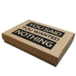 Deluxe Box of Nothing - You Said You Wanted Nothing Prank Gift Box Gag Gift for Friends Kraft Paper Gift Box Clean Humor Novelty Gifts for Family Stocking Stuffers