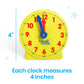 Hand2Mind Mini Geared Clock Classroom Set, Telling Time Clock, Teaching Clocks, Learn To Tell Time Clocks For Kids, Analog Clock For Kids Learning, Classroom Clocks For Students (Set Of 24)