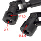 MEUS RACING SCX24 Driveshaft Center Drive Shaft for Axial 1/24 SCX24 Gladiator (45-58MM+69-95MM)