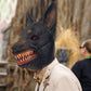 AQKILO Dog Mask Animal Latex Full Head Realistic Masks Fancy Dress for Halloween Carnival Costume Party