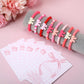 Zeyune 24 Set Pink Bow Friendship Bracelets Friendsgiving Gifts Clay Bead Adjustable Bestie Friendship Bracelets Inspirational C