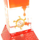 Powertrc Liquid Motion Bubbler Timer With 2 Wheels Inside | Relaxing And Calming Toy For Kids With Autism & Adhd (Red)