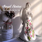 Legifo Guardian Angel Figurines With Light Star Battery Operated Angel Statue Decor, Birthday Gift For Grandma Grandmother Aunt Birthday Gift (With Timing Function)