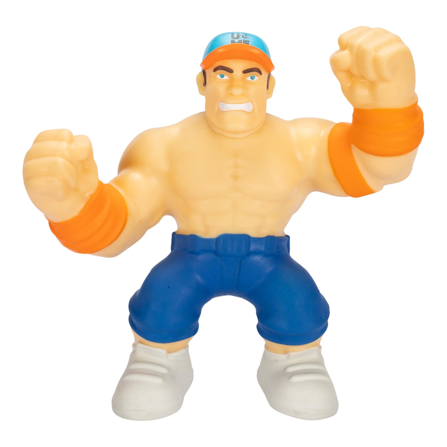 Heroes of Goo Jit Zu WWE John Cena Figure - Stretchy 4.5" Multicolor Gel Toy, Model 42895