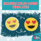 Sculpt Pro Fuse Beads Super Value Kit - 3600 Emoji Smiley Faces, 6 Colors, Small DIY Arts & Crafts Set for Kids