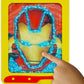 Doodlejamz Marvel Jellypics - Sensory Drawing Pads Filled With Non-Toxic Squishy Beads And Gel – Includes Stylus, Removable 2-Sided Emoji Backer Card (Iron Man, Series 1)