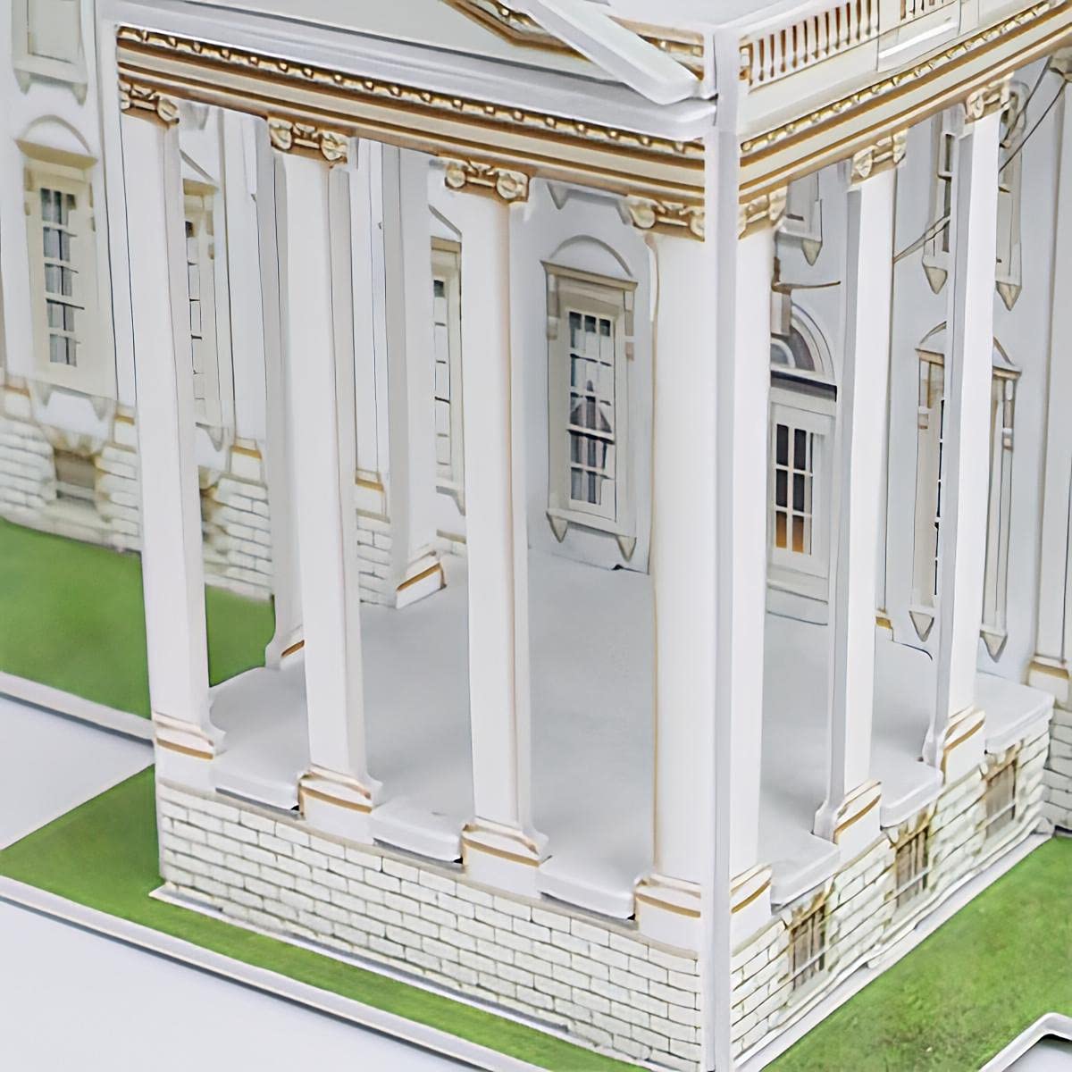 Liberty Imports The White House 3D Puzzle - Architectural Puzzles For Adults And Kids - Building Model Diy Kit, 35 Pieces
