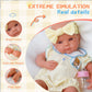 Kuiceo Silicone Reborn Baby Dolls-20.1 Inch Realistic Newborn Anatomically Correct Girl With Realistic Blood Vessels And Skin