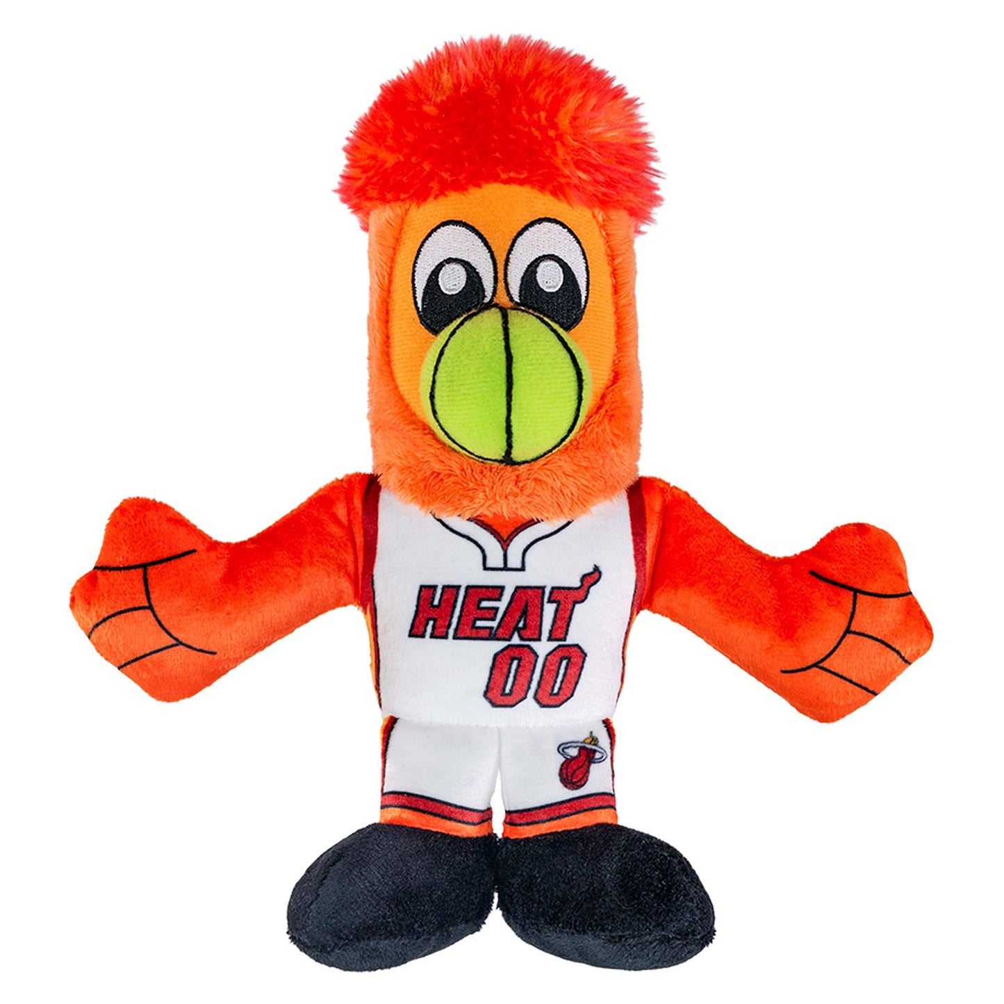 Bleacher Creatures Miami Heat Burnie 8'' NBA Mascot Kuricha Sitting Plush - Soft Chibi Inspired Mascot