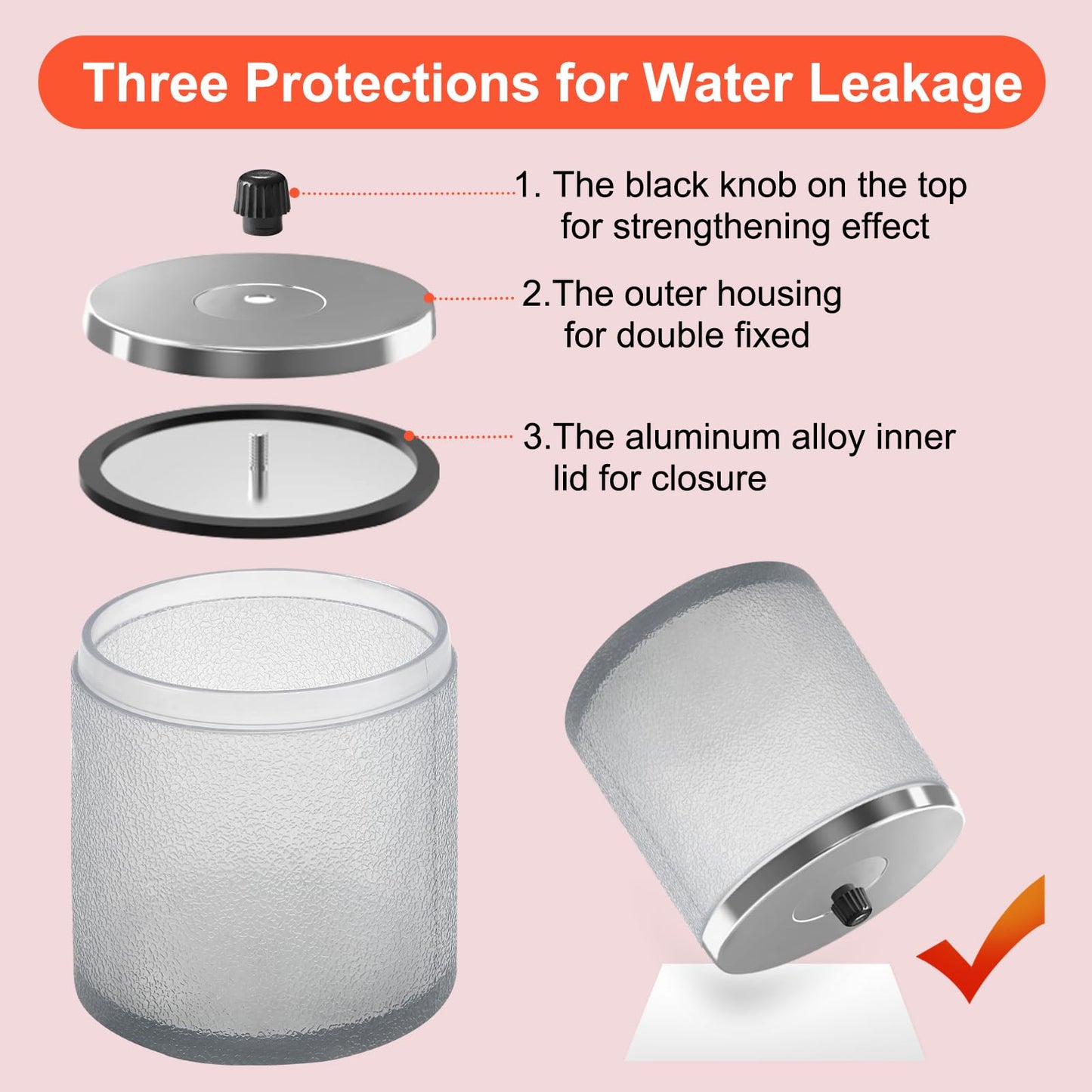 Leegol Electric Spare Parts-Transparent 3Lb Barrel For Rock Tumbler (Hobby Barrel)