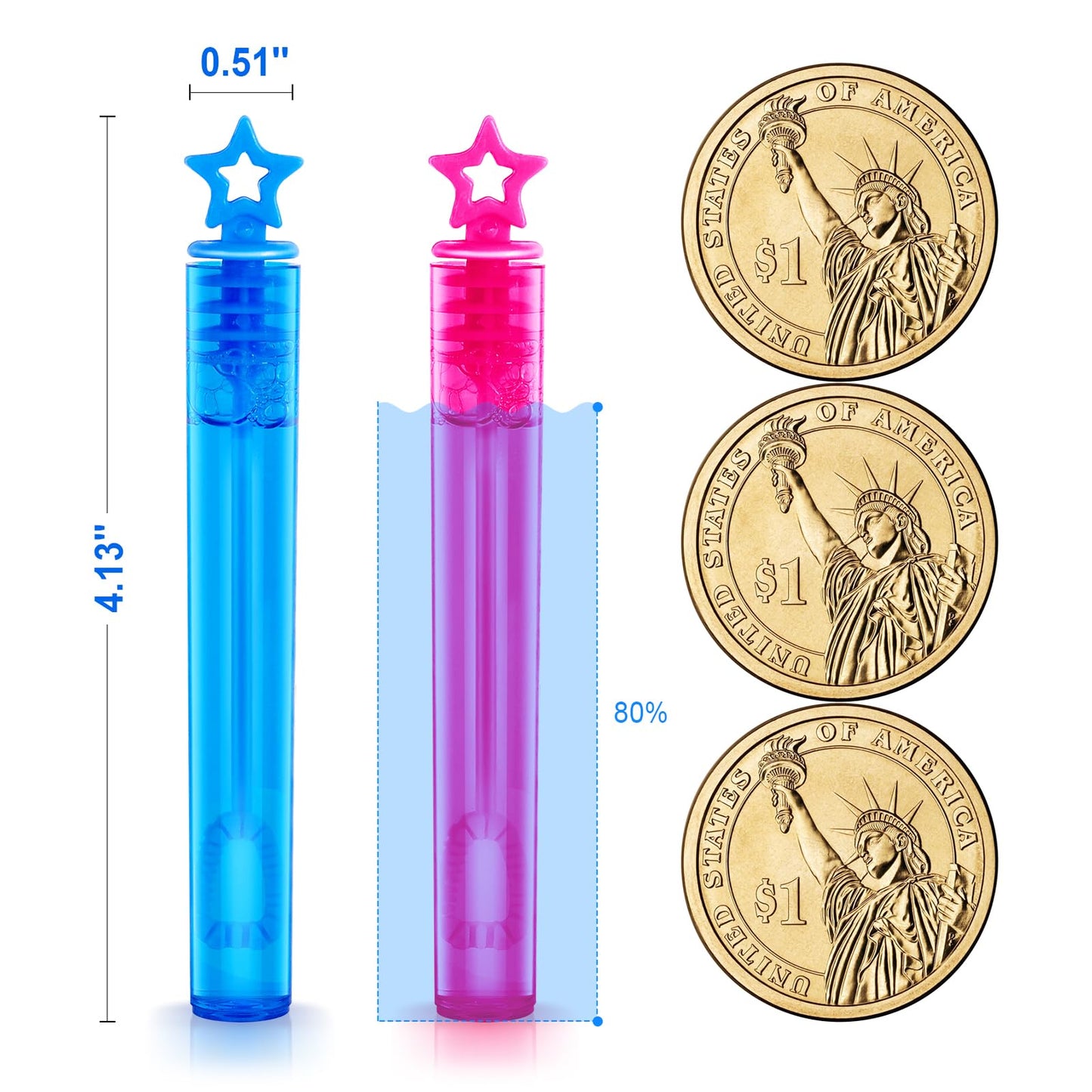 360 Pcs Mini Bubble Wands,Bubble Party Favors Assortment Toys For Kids,Themed Birthday, Halloween, Goodie Bags, Carnival Prizes,