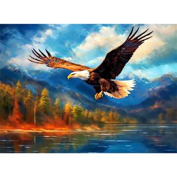 500 Piece Puzzle for mature-themeds  Jigsaw Puzzles Eagle Puzzles Games 500 Pieces and Up for mature-themed Children Elderly Great Gift Family Games 20.5X15