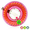 Simxkai Kite String Reel and Spool, Line Winder With Lock, 10in With 2000 Feet Line (Red)