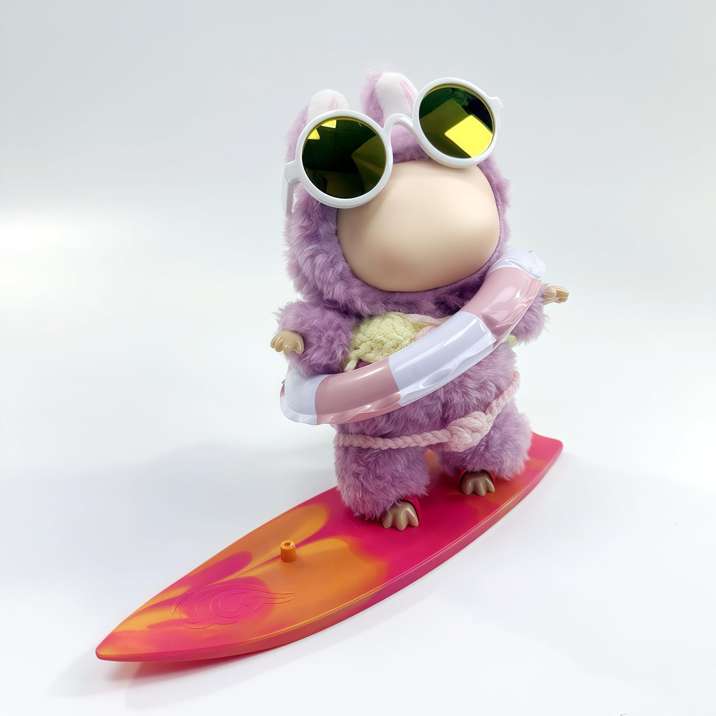 Summer Series - 17cm Doll Clothes  Swimsuit Doll Outfits 3 Sets of Bikini + Swimming Ring + Surfboard + Glasses(No Dolls)
