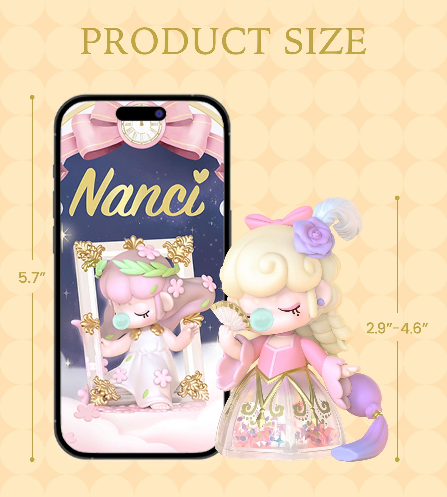 Rolife Nanci Blind Box Action Figure Toys-Fantasy Museum- Cute Kawaii Mini Dolls 3.5 Collectable Figurines Birthday Gifts for Gi