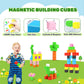 40Pcs Magnetic Blocks For Toddler Toys, Large Magnetic Cubes Building Blocks Classroom Must Haves, Stem Preschool Montessori Sensory Magnet Toys For 3 4 5 6 Year Old Boys And Girls